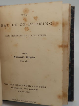 THE BATTLE OF DORKING: REMINISCENCES OF A VOLUNTEER