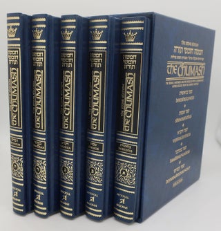 Item #000046AA THE STONE EDITION OF THE CHUMASH: The Torah, Haftaros, and Five Megillos with a...