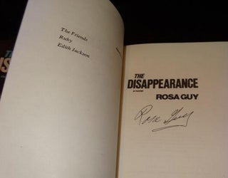 THE DISAPPEARANCE