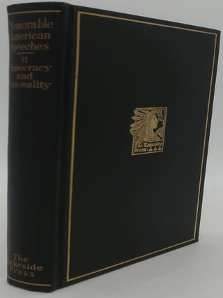 Item #000066H MEMORABLE AMERICAN SPEECHES II DEMOCRACY AND NATIONALITY. JOHN VANCE CHENEY