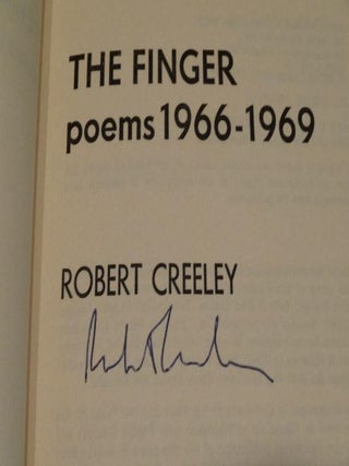 THE FINGER POEMS 1966-1969