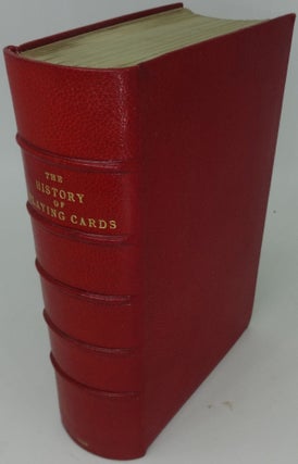 Item #000174B THE HISTORY OF PLAYING CARDS, WITH ANECDOTES OF THEIR USE IN CONJURING,...