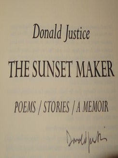 The Sunset Maker: Poems, Stories, a Memoir