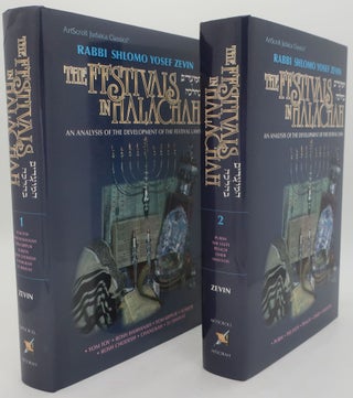 Item #000279H THE FESTIVALS IN HALACHAH: AN ANALYSIS OF THE DEVELOPENT OF THE FESTIVALS LAWS. TWO...
