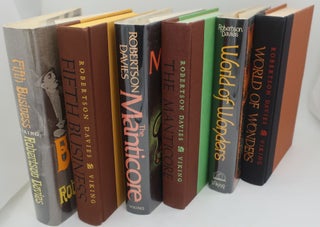 Item #000304DE THE DEPTFORD TRILOGY (FIFTH BUSINES; THE MANTICORE; WORLD OF WONDERS). ROBERTSON...