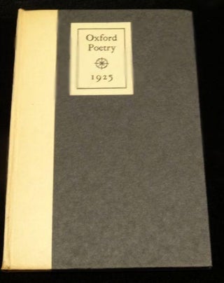 Item #000332A OXFORD POETRY 1925