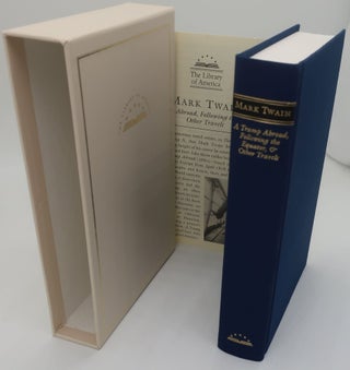 Item #000389FF A TRAMP ABROAD, FOLLOWING THE EQUATOR, & OTHER TRAVELS. MARK TWAIN
