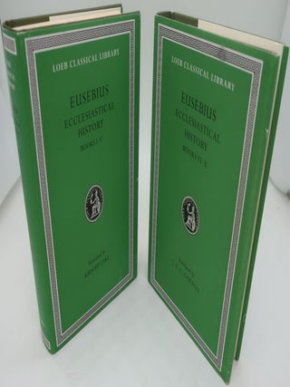 Item #000456B EUSEBIUS ECCLESIASTICAL HISTORY. Two Volumes; Books I-V and Books VI-X. JEFFREY...