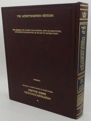 Item #000546F TALMUD BAVLI: TRACTATE KIDDUSHIN (Volume One). GENERAL EDDITORSHIP: HERSH GOLDWURM