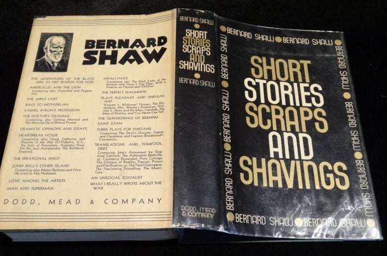 Item #000576A SHORT STORIES SCRAPS AND SHAVINGS. Bernard Shaw.