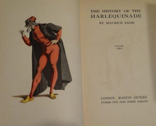 THE HISTORY OF THE HARLEQUINADE (Two Volumes w/Arnold Bennett Bookplates)