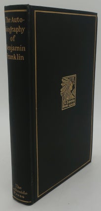 Item #000600AB THE AUTOBIOGRAPHY OF BENJAMIN FRANKLIN. BENJAMIN FRANKLIN