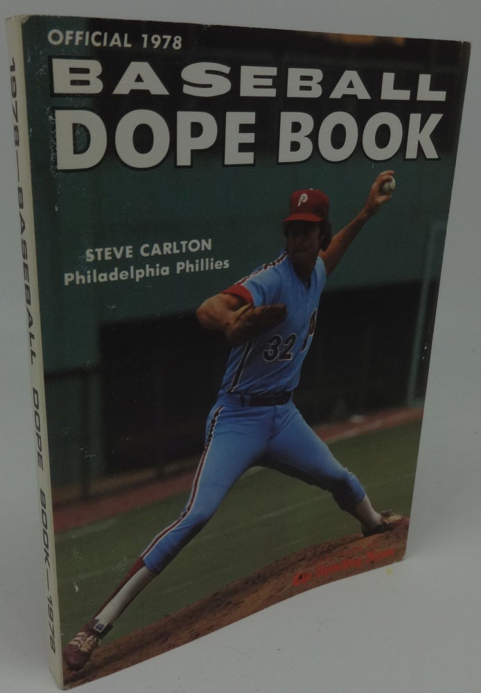 Item #000607C OFFICAL BASEBALL DOPE BOOK [1978]. Larry Wigge, Carl Clark, Joe Marcin.