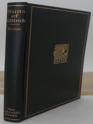 Item #000617BF FRUITS OF SOLITUDE: Reflections and Maxims Relating to the Conduct of Human Life....