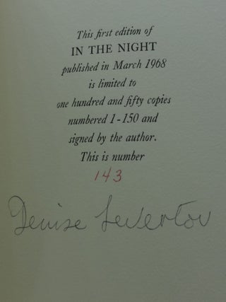 IN THE NIGHT (SIGNED)