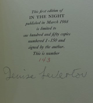 IN THE NIGHT (SIGNED)