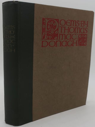 Item #000644AB THE POETICAL WORKS OF THOMAS MACDONAGH. THOMAS MacDONAGH