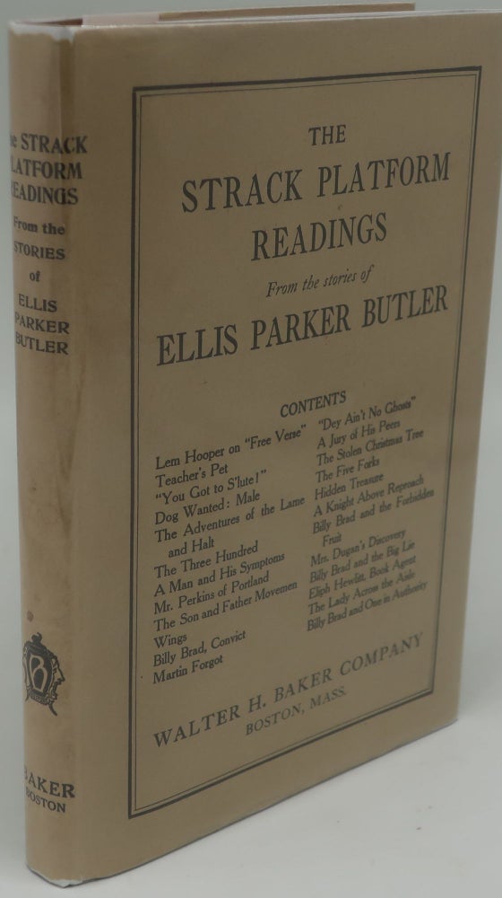 Item #000677D THE STRACK PLATFORM READINGS [From the Stories of Ellis Parker Butler]. ELLIS PARKER BUTLER.