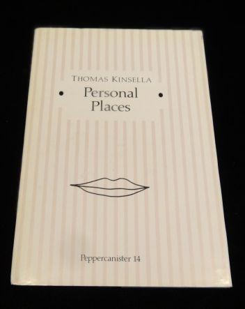Item #000845A Personal places (Peppercanister 14). Thomas Kinsella.