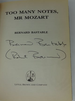 TOO MANY NOTES, MR. MOZART