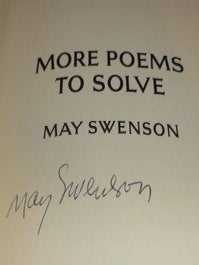MORE POEMS TO SOLVE