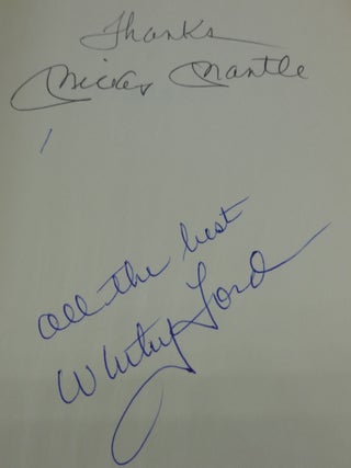 WHITEY AND MICKEY AN AUTOBIOGRAPHY OF THE YANKEE YEARS (SIGNED BY BOTH)