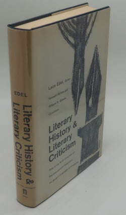 Item #000945 LITERARY HISTORY AND LITERARY CRITICISM. Leion Edel, Kenneth McKee, Co- William M....