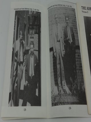 THE ARKHAM SAMPLER Volume 2, Number 1 and Volume 2, Number 2; Volume 2, Number 3 and Volume 2, Number 4. (Four Volumes)