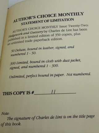 AUTHOR'S CHOICE MONTHLY ISSUE 22 (SIGNED)