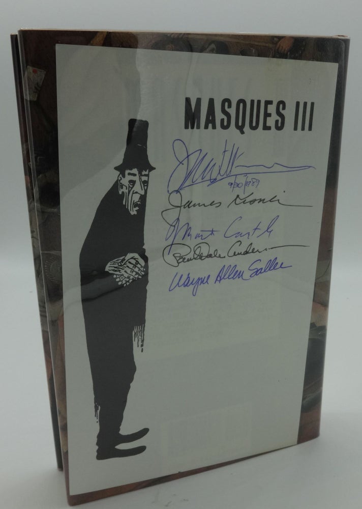 Item #001095C MASQUES III (SIGNED BY FIVE CONTRIBUTORS). J. N. Williamson.
