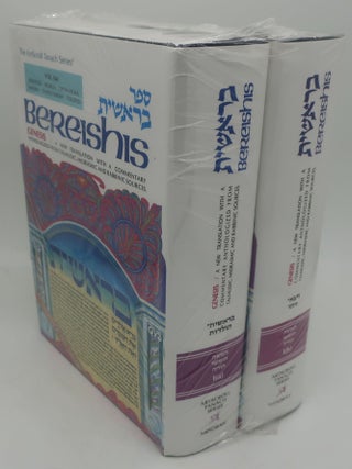 Item #001142A BEREISHIS/GENESIS: A NEW TRANSLATION WITH A COMMENTARY ANTHOLOGIZED FROM TALMUDIC,...