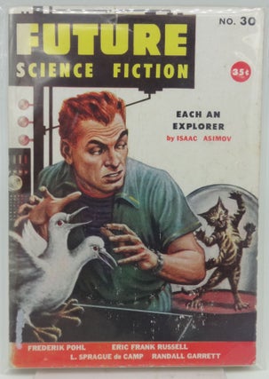 Item #001150D FUTURE SCIENCE FICTION No. 30 1956. Isaac Asimov, Eric Frank Russell Frederik Pohl,...