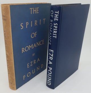 Item #001197EE THE SPIRIT OF RAMANCE. EZRA POUND