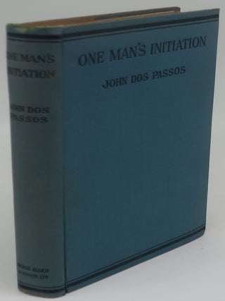 ONE MAN'S INITIATION - 1917