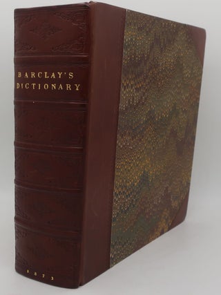 Item #001216B BARCLAY'S DICTIONARY: A COMPLETE AND UNIVERSAL DICTIONARY OF THE ENGLISH LANGUAGE....