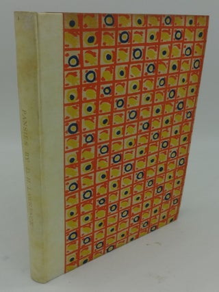 Item #001254E PANSIES (Signed Ltd. Edition). D. H. Lawrence