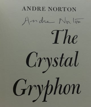 THE CRYSTAL GRYPHON (SIGNED)
