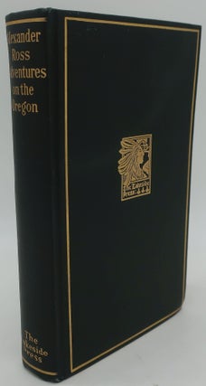 Item #001326B ADVENTURES OF THE FIRST SETTLERS ON THE OREGON OR COLUMBIA RIVERS. MILO MILTON QUAIFE
