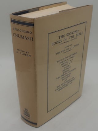 Item #001334GH THE SONCINO CHUMASH The Five books of Moses with Haphtaroth. A. COHEN