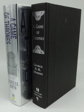 A GAME OF THRONE (Five Volumes Complete) (Vol. One SIGNED/INSCRIBED) Vol. Two A CLASH OF KINGS (SIGNED); Vol. Three A FEAST OF CROWS (SIGNED)