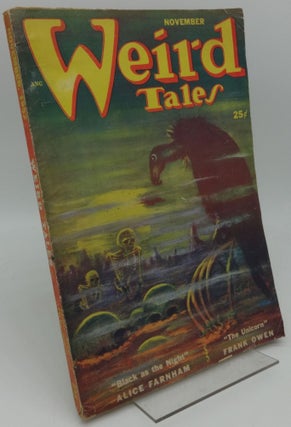 Item #001470C WEIRD TALES November 1952, Vol 44, No. 7. Frank Owen Alice Farnham, Leah Bodine...