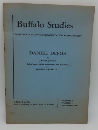 Item #001695B DANIEL DEFOE. JAMES JOYCE