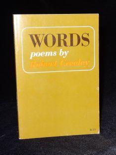 Item #001786A WORDS. Robert Creeley