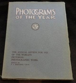 Item #001817D PHOTOGRAMS OF THE YEAR 1922. The Annual Review for 1923 of the Worlds Photographic...