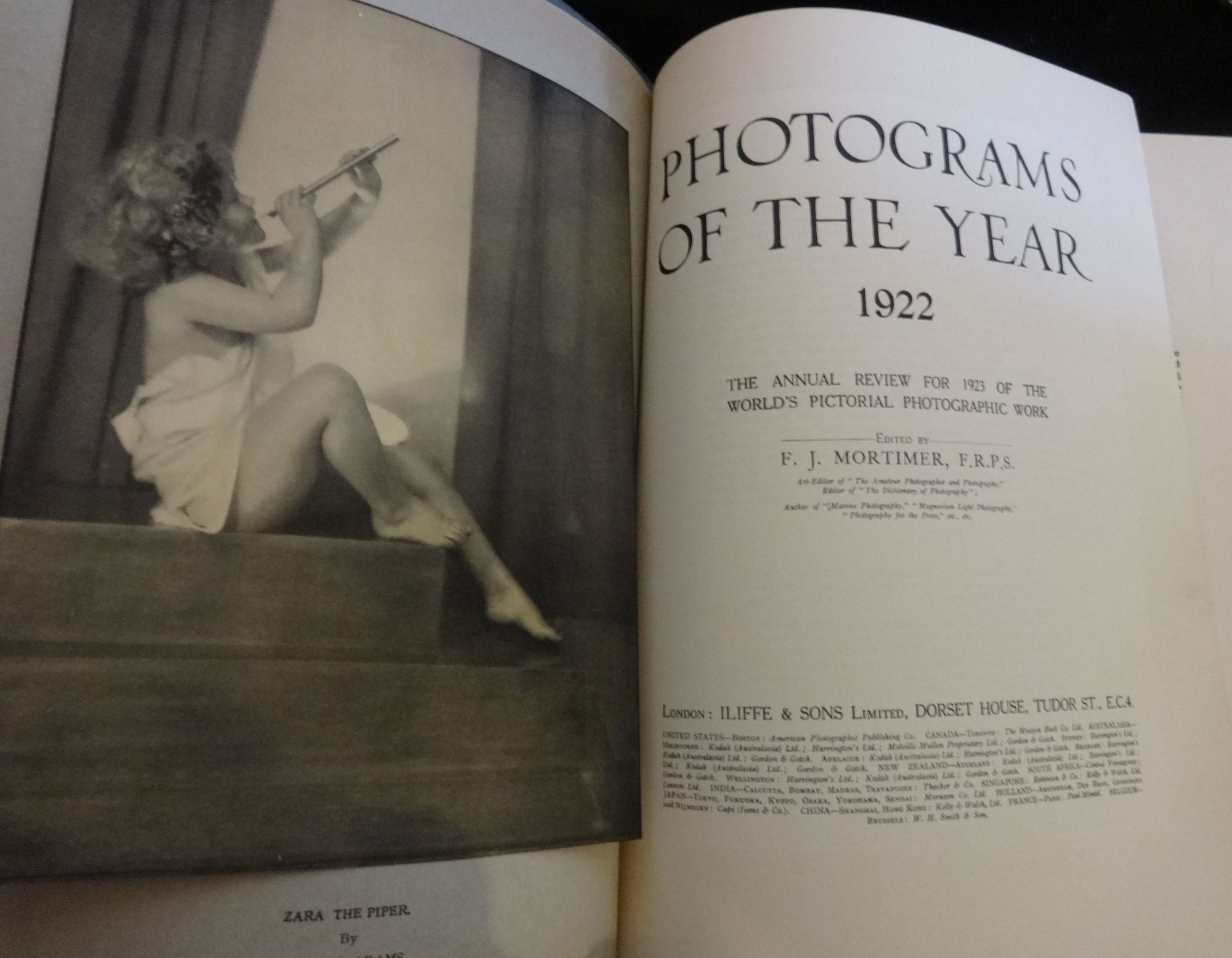 PHOTOGRAMS OF THE YEAR 1922.The Annual Review for 1923 of the