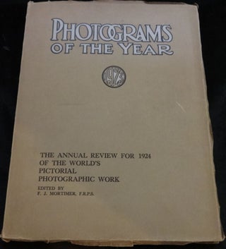 Item #001828E PHOTOGRAMS OF THE YEAR 1923. The Annual Review for 1924 of the World's...