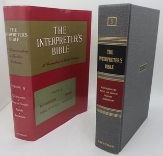 Item #001831BD THE INTERPRETER'S BIBLE Volume Five: Ecclesiastes; Isaiah; Song of Songs;...