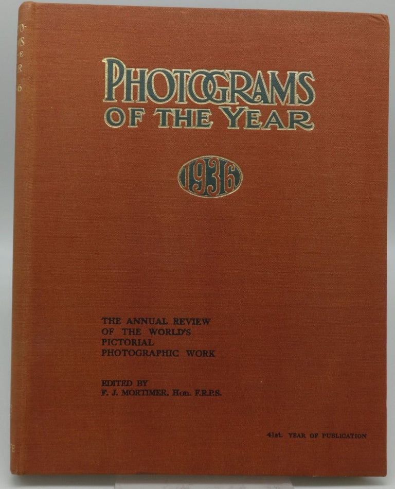 Item #001940D PHOTOGRAMS OF THE YEAR 1936. F. J. Moritmer.