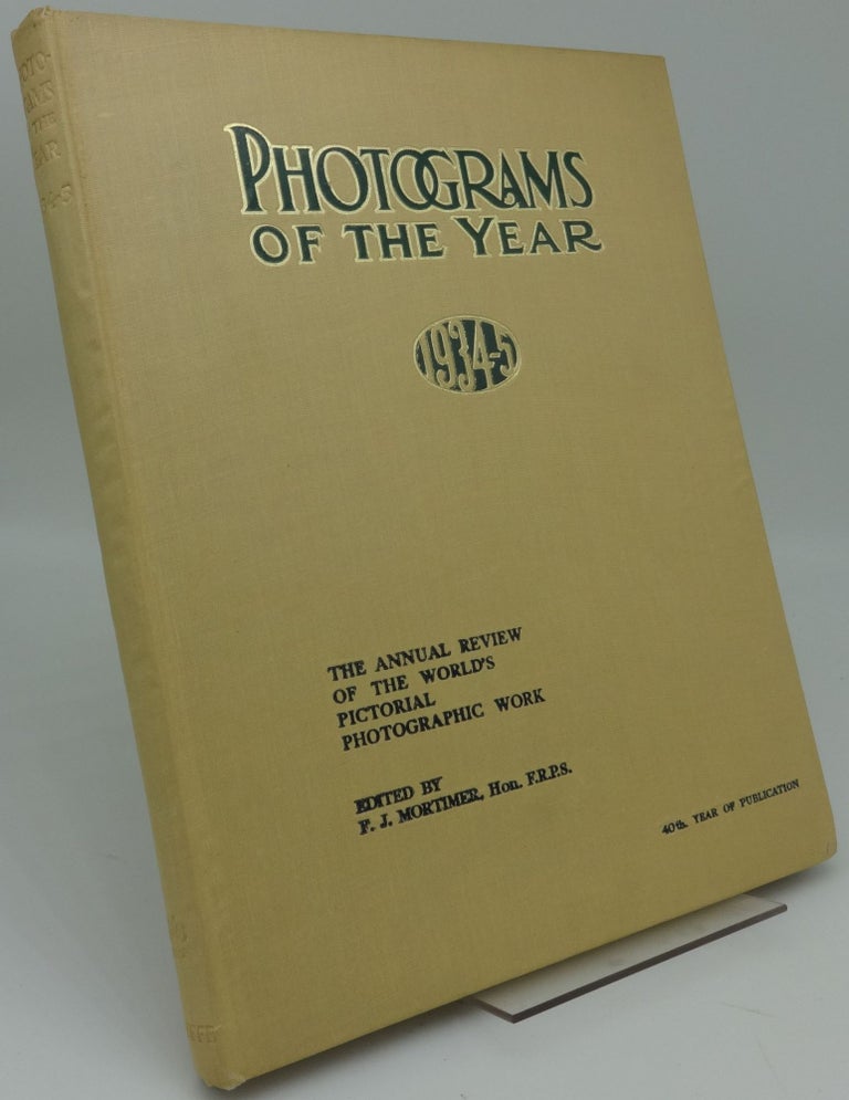 Item #001940E PHOTOGRAMS OF THE YEAR 1934-35. F. J. Mortimer.