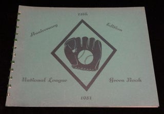 Item #001961B NATIONAL LEAGUE GREEN BOOK 1951 (75TH Anniversary Edition